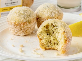Lemon Poppy Donut Muffins